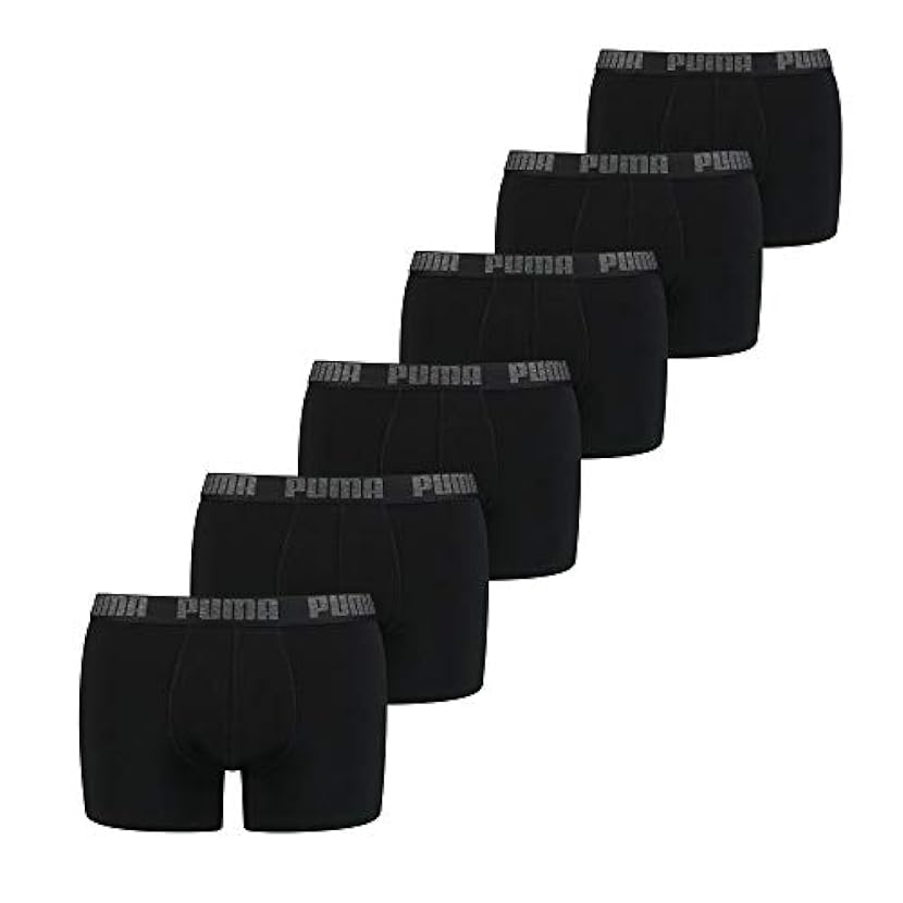 PUMA Basic, confezione da 6 boxer, colore nero, F001 20