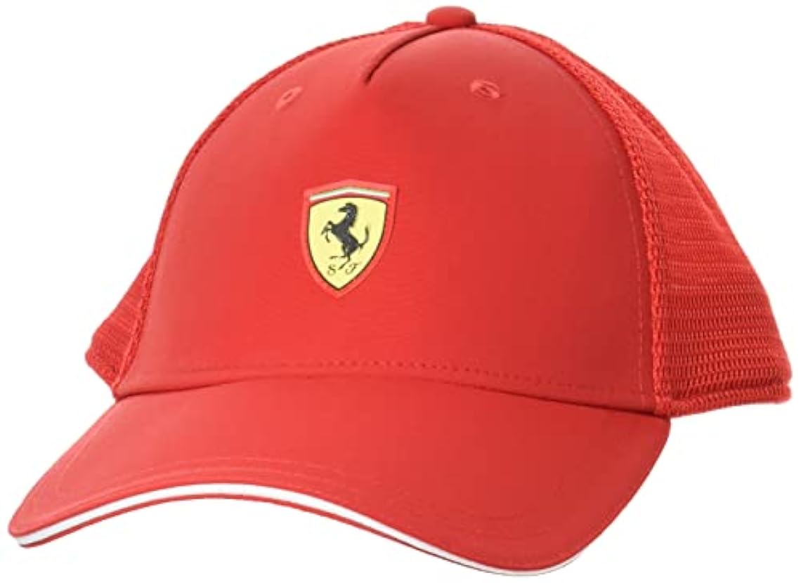 PUMA Ferrari Race Trucker Rosso Cappellino, Taglia Unic