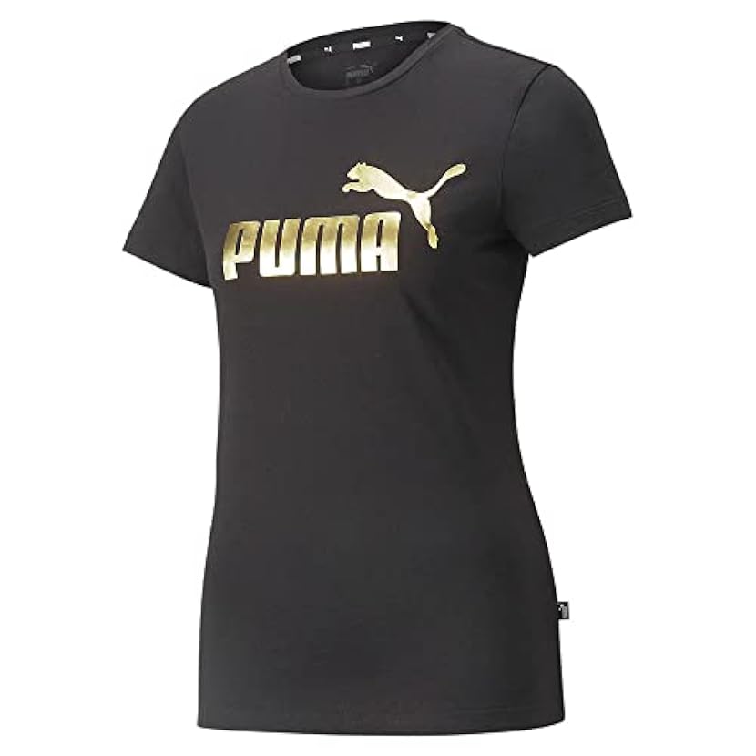 PUMA Essentials+ Maglietta con Logo Metallico T-Shirt Donna 714752964