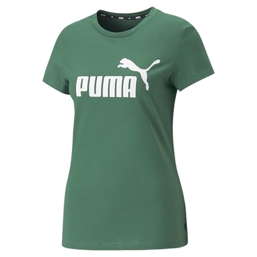 PUMA T-Shirt con Logo Essentials Donna XS Vine Green 44