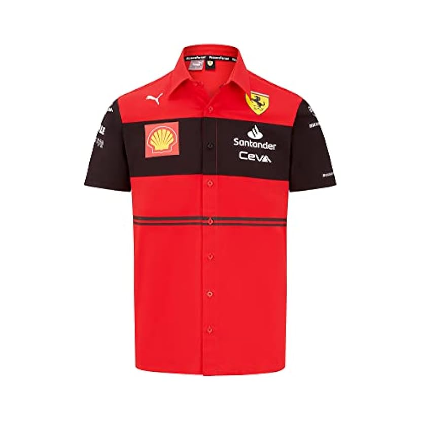 PUMA 2022 Ferrari Team Football Soccer T-Shirt Maglia (Red) 030170801