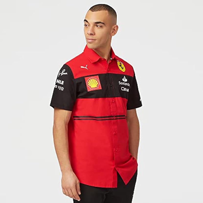 PUMA 2022 Ferrari Team Football Soccer T-Shirt Maglia (Red) 030170801