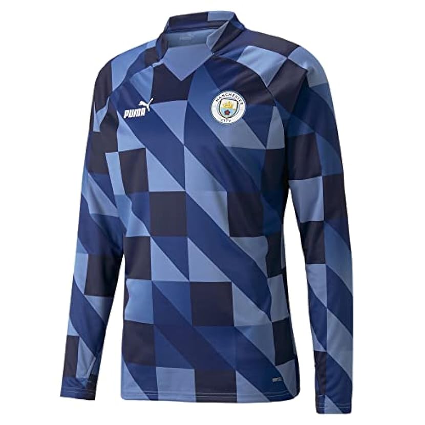 Puma 2022-2023 Man City Pre-Match Sweat (Blue) 89710162