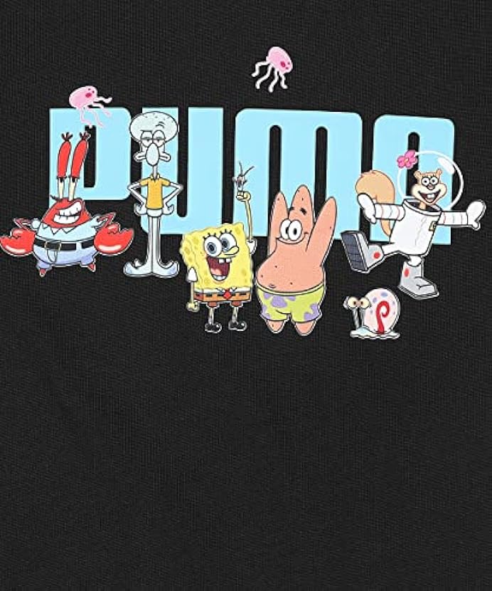 Puma X Spongebob Log Short Sleeve T-shirt 11-12 Years 859529146